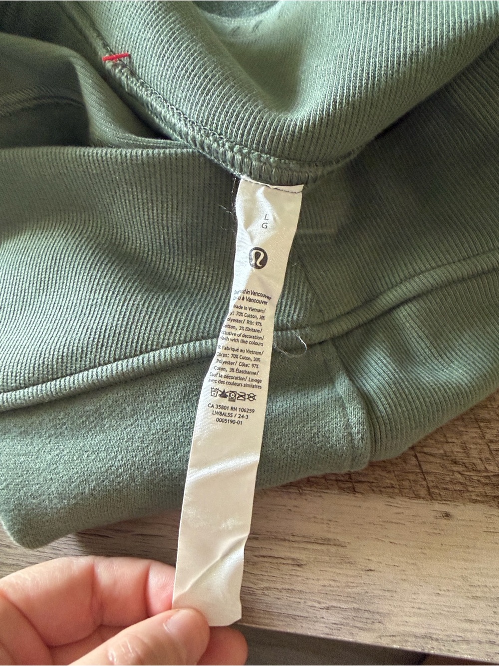 Lululemon scuba high rise mini skirt eucalyptus size large - Picture 3 of 6